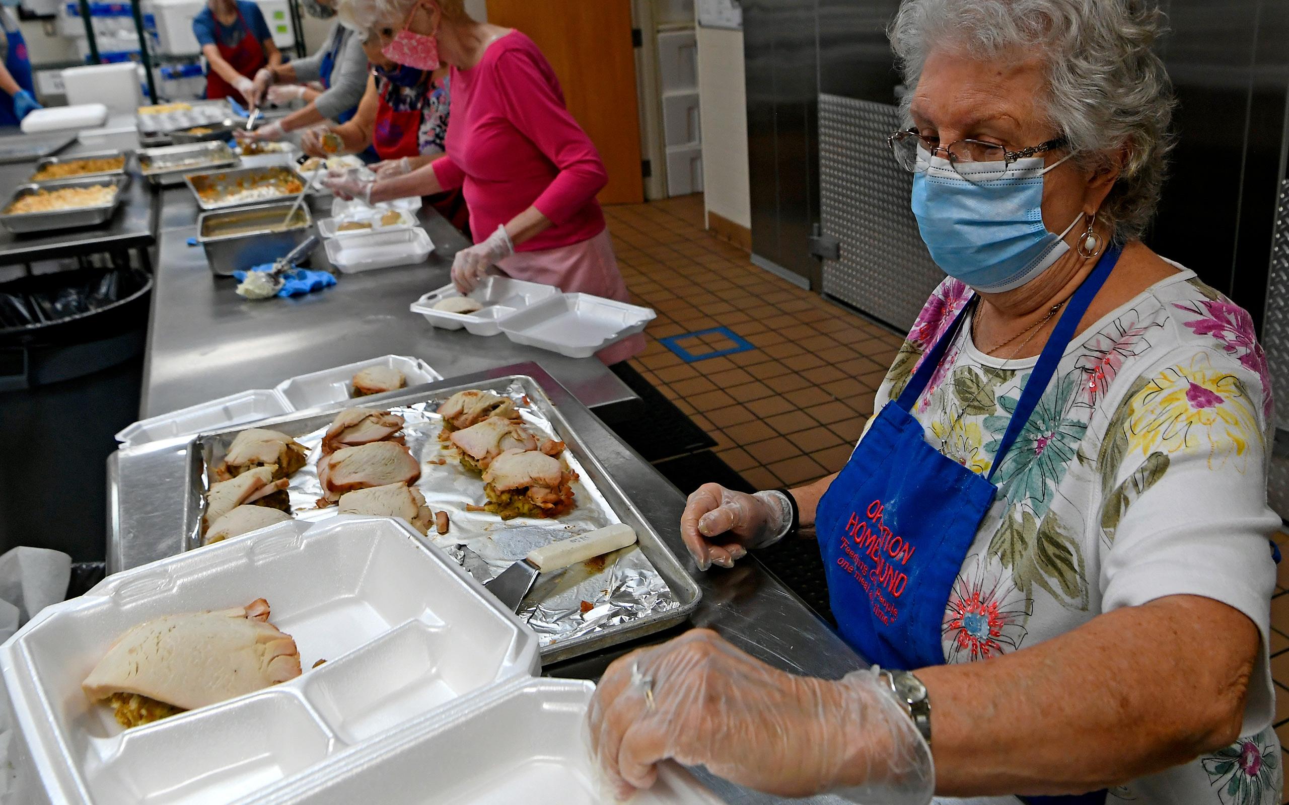 Volunteers make lefse for Bethel Home residents