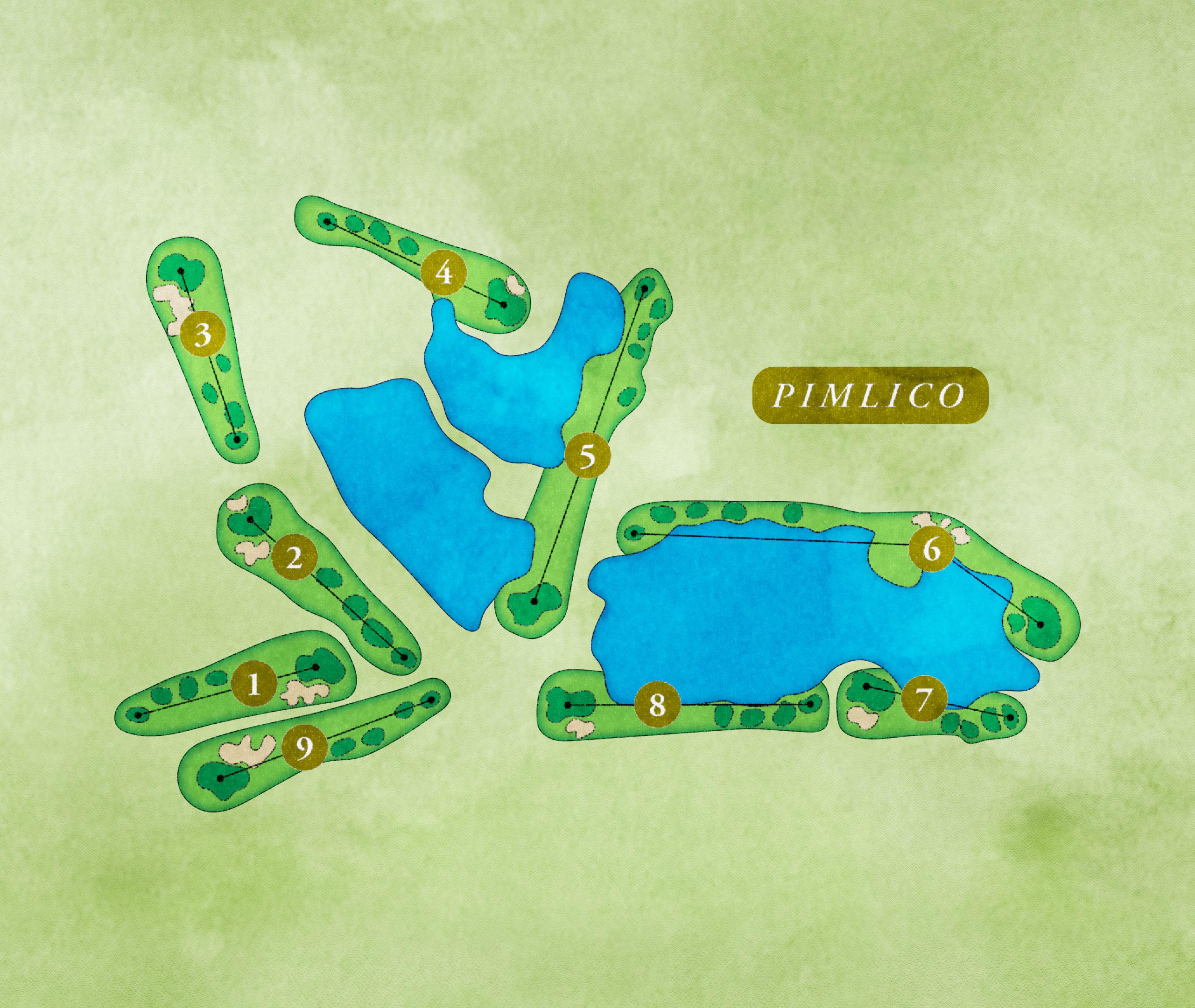 Pimlico, The Villages, Florida Golf course information and reviews.